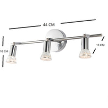 Load image into Gallery viewer, LED Chandelier Ceiling-mounted 9W Background Wall Adjustable Mirror Front Wall Light, White Light, Warm Light, Without Bulb