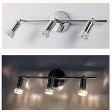 Load image into Gallery viewer, LED Chandelier Ceiling-mounted 9W Background Wall Adjustable Mirror Front Wall Light, White Light, Warm Light, Without Bulb
