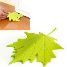 Load image into Gallery viewer, Maple Autumn Leaf Style Home Decor Finger Safety Door Stop Stopper