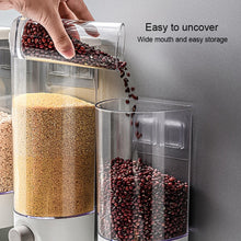 Load image into Gallery viewer, Wall-Mounted Miscellaneous Grain Storage Box Kitchen Large-Capacity Push-Type Sealed Tank, Medium, Large
