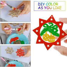 Load image into Gallery viewer, Christmas Creative DIY Decoration Gift Set  Handmade Wood Chip Pendant, JM02027, JM02028, JM02029, JM02030, JM02031, JM02032, JM02033, JM02034, JM02035, JM02036, JM02037, JM02038, JM02039, JM02040, JM02041