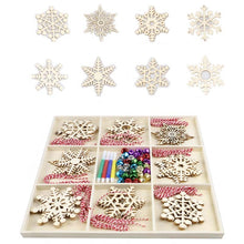 Load image into Gallery viewer, Christmas Creative DIY Decoration Gift Set  Handmade Wood Chip Pendant, JM02027, JM02028, JM02029, JM02030, JM02031, JM02032, JM02033, JM02034, JM02035, JM02036, JM02037, JM02038, JM02039, JM02040, JM02041