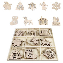 Load image into Gallery viewer, Christmas Creative DIY Decoration Gift Set  Handmade Wood Chip Pendant, JM02027, JM02028, JM02029, JM02030, JM02031, JM02032, JM02033, JM02034, JM02035, JM02036, JM02037, JM02038, JM02039, JM02040, JM02041