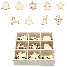Load image into Gallery viewer, Christmas Creative DIY Decoration Gift Set  Handmade Wood Chip Pendant, JM02027, JM02028, JM02029, JM02030, JM02031, JM02032, JM02033, JM02034, JM02035, JM02036, JM02037, JM02038, JM02039, JM02040, JM02041