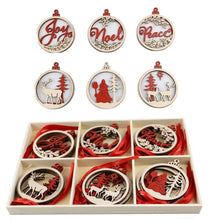 Load image into Gallery viewer, Christmas Creative DIY Decoration Gift Set  Handmade Wood Chip Pendant, JM02027, JM02028, JM02029, JM02030, JM02031, JM02032, JM02033, JM02034, JM02035, JM02036, JM02037, JM02038, JM02039, JM02040, JM02041