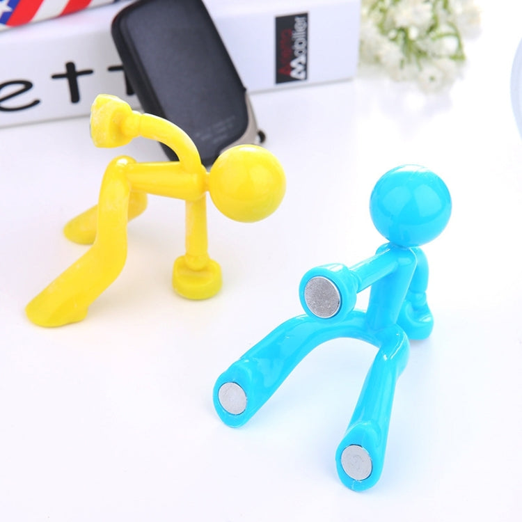 2 PCS Cute Humanoid Strong Magnet Key Hanger Multifunctional Magnetic Refrigerator Magnet, Random Color Delivery
