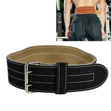 Load image into Gallery viewer, EADEN Cowhide Fitness Waist Protective Belt Squat Weightlifting Waist Support