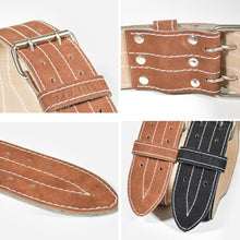 Load image into Gallery viewer, EADEN Cowhide Fitness Waist Protective Belt Squat Weightlifting Waist Support