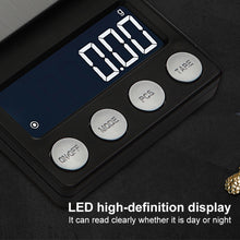 Load image into Gallery viewer, High-Precision Electronic Scale Mini Portable Jewellery Medicine Scale, 500g/0.1g, 100g/0.01g, 200g/0.01g, 300g/0.01g, 500g/0.01g, 1000g/0.1g