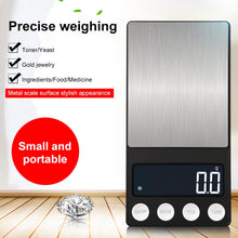 Load image into Gallery viewer, High-Precision Electronic Scale Mini Portable Jewellery Medicine Scale, 500g/0.1g, 100g/0.01g, 200g/0.01g, 300g/0.01g, 500g/0.01g, 1000g/0.1g