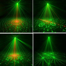 Load image into Gallery viewer, MN-R60 USB Rechargeable Mini Voice-activated Laser Light Christmas Home Entertainment Flash LED Laser Atmosphere Light Stage Light