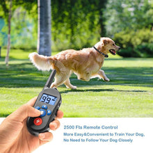 Load image into Gallery viewer, 800m Remote Control Electric Shock Bark Stopper Vibration Warning Pet Supplies Electronic Waterproof Collar Dog Training Device, 556-1, 556-2, 556-3