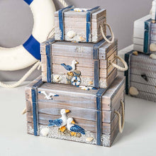 Load image into Gallery viewer, 3 In 1 Wooden Storage Box Jewelry Boxes Wooden Box Decoration