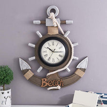 Load image into Gallery viewer, Retro Old Decoration Wall Clock Living Room Wooden Clock Wall Decoration