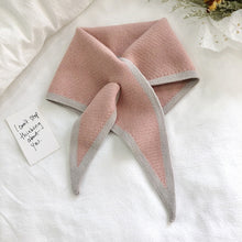 Load image into Gallery viewer, Autumn &amp; Winter Knitted Woolen Scarf Women Two-colors Mini Triangle Scarf Warm Scarf