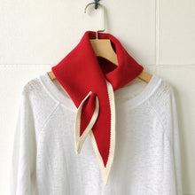 Load image into Gallery viewer, Autumn &amp; Winter Knitted Woolen Scarf Women Two-colors Mini Triangle Scarf Warm Scarf