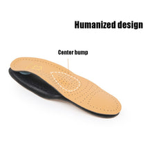 Load image into Gallery viewer, 1 Pair Breathable Sweat-Absorbing And Shock-Absorbing Leather Arch Correction Insole, 35-36, 37-38, 39-40, 41-42, 43-44, 45-46