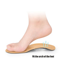 Load image into Gallery viewer, 1 Pair Breathable Sweat-Absorbing And Shock-Absorbing Leather Arch Correction Insole, 35-36, 37-38, 39-40, 41-42, 43-44, 45-46
