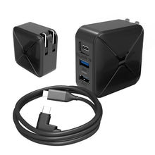 Load image into Gallery viewer, Multi-Function Projection And Charging AC Adapter Base Support Android/PC/Lite For Switch, Black+US Plug, Black+EU Plug, Black+UK Plug