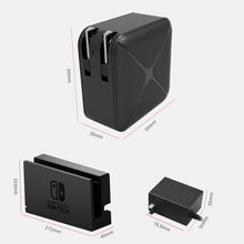 Load image into Gallery viewer, Multi-Function Projection And Charging AC Adapter Base Support Android/PC/Lite For Switch, Black+US Plug, Black+EU Plug, Black+UK Plug
