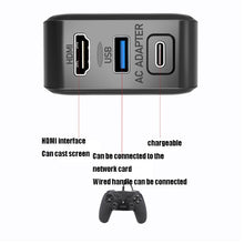 Load image into Gallery viewer, Multi-Function Projection And Charging AC Adapter Base Support Android/PC/Lite For Switch, Black+US Plug, Black+EU Plug, Black+UK Plug