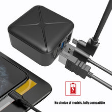 Load image into Gallery viewer, Multi-Function Projection And Charging AC Adapter Base Support Android/PC/Lite For Switch, Black+US Plug, Black+EU Plug, Black+UK Plug