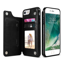 Load image into Gallery viewer, Retro PU Leather Case Multi Card Holders Phone Cases for iPhone 6 Plus &amp; 6s Plus