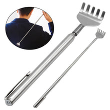 Load image into Gallery viewer, 2 PCS Extendable Back Scratcher Stainless Steel Telescopic Anti Itch Claw Massager Extender