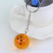 Load image into Gallery viewer, Anime Dragon Ball 7 Stars Balls 2.7cm PVC Figures Toys Keychain, 1 star, 2 star, 3 star, 4 star, 5 star, 6 star, 7 star