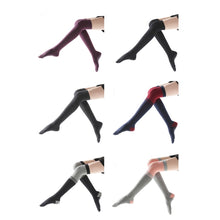 Load image into Gallery viewer, Ladies Over The Knee Yoga Socks Winter Warm Non-Slip Dance Five-Finger Socks