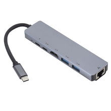 Load image into Gallery viewer, 6 in 1 USB3.1 Type-C to HDMI+RJ45 Docking Station for Nintendo Type-C Docking Station, 6 in 1