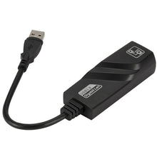 Load image into Gallery viewer, 10/100/1000 Mbps RJ45 to USB 3.0 External Gigabit Network Card, Support WIN10