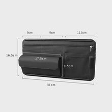 Load image into Gallery viewer, Car Sun Block Glasses Case Document Holder Car Plastic Frame Zipper Type Multi-Function Card Bag Storage Bag, Red, Beige, Pink, Brown, Black