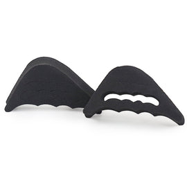 1 Pair Thickened Reduced Size Detachable Corrugated Soft Summer Forefoot Pad Toe Plug, Random Color Delivery