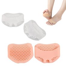 Load image into Gallery viewer, 5 Pairs High Heels Honeycomb Sleeve Breathable Anti-Pain Forefoot Pad, Random Color Delivery