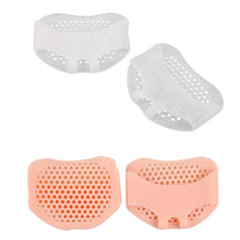 Load image into Gallery viewer, 5 Pairs High Heels Honeycomb Sleeve Breathable Anti-Pain Forefoot Pad, Random Color Delivery