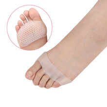 Load image into Gallery viewer, 5 Pairs High Heels Honeycomb Sleeve Breathable Anti-Pain Forefoot Pad, Random Color Delivery