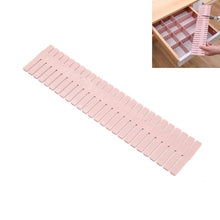 Load image into Gallery viewer, Plastic Drawer Divider Free Combination Classification Storage Board, 4pcs/Pack, 37x7cm, 47x7cm