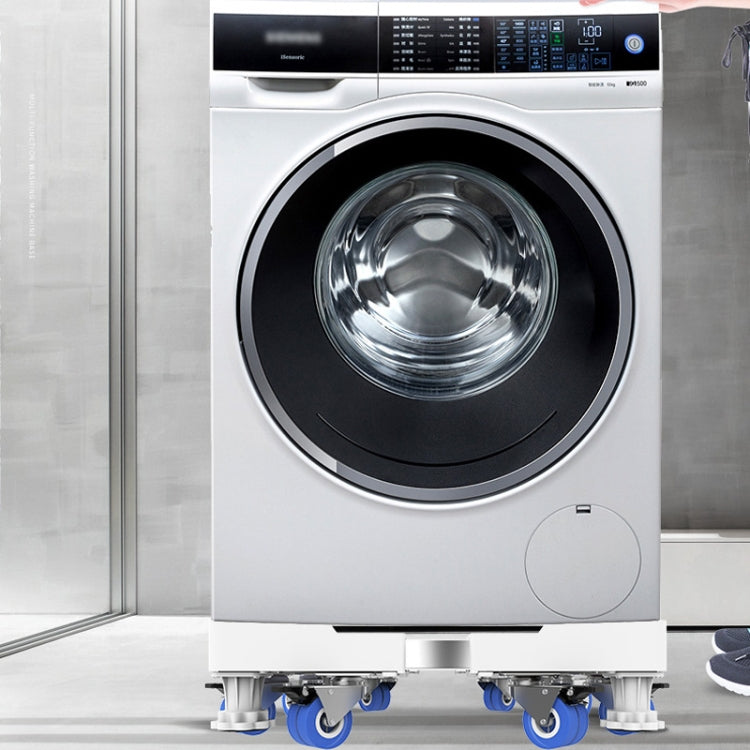 Adjustable Stainless Steel Refrigerator Bracket Washing Machine Base Bracket, Single Tube 4 Legs, Single Tube 4 Wheels, Single Tube 8 Legs, Single Tube 4 Wheels + 4 Legs, Double Tubes 4 Wheels + 4 Legs, Double Tubes 4 Wheels + 8 Legs                   ...