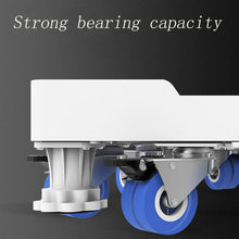Load image into Gallery viewer, Adjustable Stainless Steel Refrigerator Bracket Washing Machine Base Bracket, Single Tube 4 Legs, Single Tube 4 Wheels, Single Tube 8 Legs, Single Tube 4 Wheels + 4 Legs, Double Tubes 4 Wheels + 4 Legs, Double Tubes 4 Wheels + 8 Legs                   ...