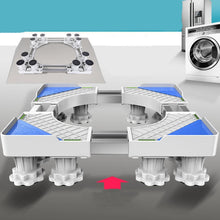 Load image into Gallery viewer, Adjustable Stainless Steel Refrigerator Bracket Washing Machine Base Bracket, Single Tube 4 Legs, Single Tube 4 Wheels, Single Tube 8 Legs, Single Tube 4 Wheels + 4 Legs, Double Tubes 4 Wheels + 4 Legs, Double Tubes 4 Wheels + 8 Legs                   ...