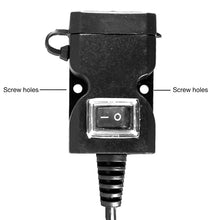 Load image into Gallery viewer, Dual USB Port 12V Waterproof Motorbike Motorcycle Handlebar Charger 5V 1A/2.1A Adapter Power Supply Socket for Phone Mobile, Handlebar Charger