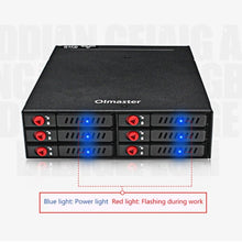 Load image into Gallery viewer, OImaster MR-6601 Six-Bay Optical Drive Hard Disk Box, MR-6601