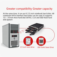 Load image into Gallery viewer, OImaster MR-6601 Six-Bay Optical Drive Hard Disk Box, MR-6601