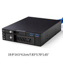 Load image into Gallery viewer, Oimaster MR-6203 Double Bay Optical Drive Hard Drive Box Hard Drive Bracket, MR-6203