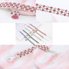 Load image into Gallery viewer, Pet Collar Diamond Elastic Cat And Dog Necklace Jewelry, S, M, L