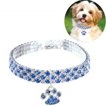 Load image into Gallery viewer, Pet Collar Diamond Elastic Cat And Dog Necklace Jewelry, S, M, L
