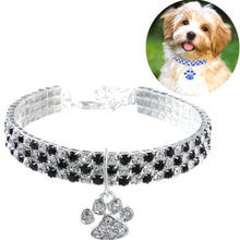 Load image into Gallery viewer, Pet Collar Diamond Elastic Cat And Dog Necklace Jewelry, S, M, L
