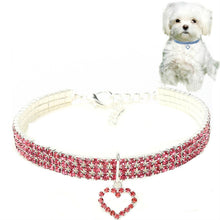 Load image into Gallery viewer, Pet Supplies Elastic Love Cats And Dogs Accessories Pet Collars, S, M, L
