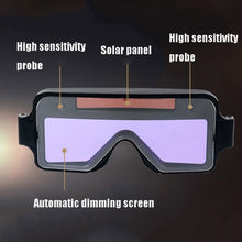 Load image into Gallery viewer, Automatic Dimming Protection Anti-Shock Argon Arc Welding Glasses, Anti-Shock